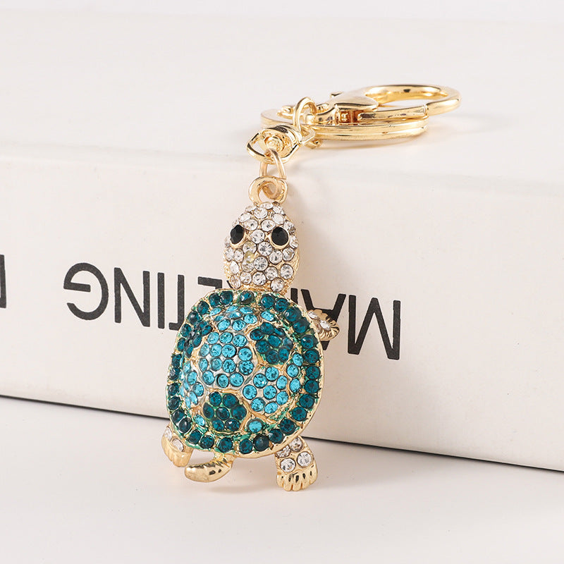 Wholesale Alloy Turtle Rhinestone Keychain